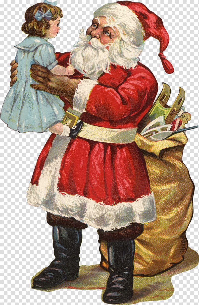 Santa Claus Ded Moroz Christmas card Gift, santa claus transparent background PNG clipart