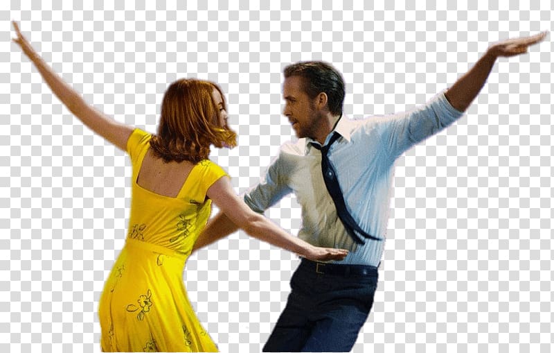 man and woman dancing illustration, La La Land Dancing transparent background PNG clipart