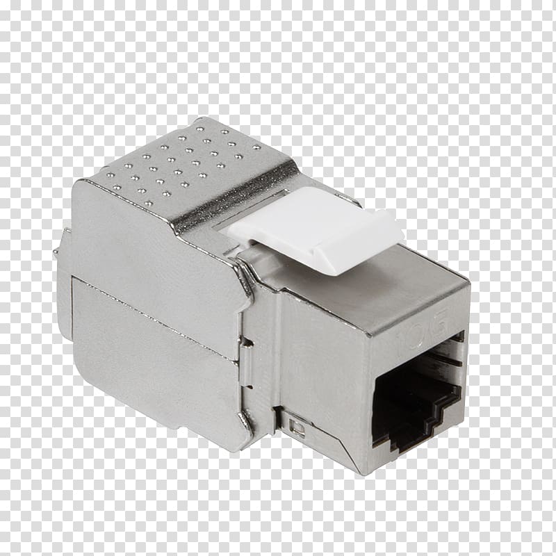 Adapter Electrical connector Keystone module Câble catégorie 6a Twisted pair, Tiaeia568a transparent background PNG clipart