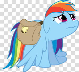 Rainbow Dash Pinkie Pie Pony Rarity Applejack, depressed transparent background PNG clipart thumbnail