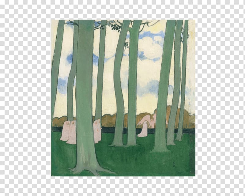 Musée d'Orsay Landscape with Green Trees or Beech Trees in Kerduel Saint-Germain-en-Laye The Muses Les Nabis, painting transparent background PNG clipart
