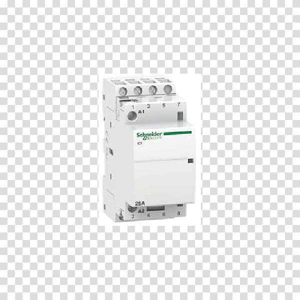 Contactor Circuit breaker Schneider Electric Three-phase electric power Electromagnetic coil, Merlin Gerin transparent background PNG clipart