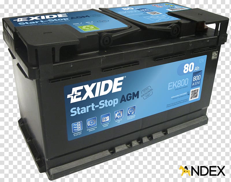 Car Automotive battery Exide Technologies AS VRLA battery, car transparent background PNG clipart