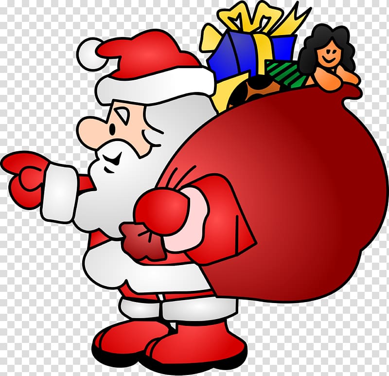 Santa Claus Christmas Jingle Bells Child Holiday, creative beard transparent background PNG clipart