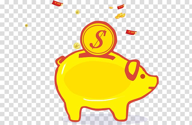 Commercial finance Money, piggy bank transparent background PNG clipart