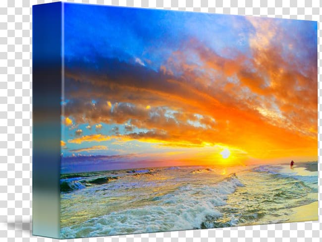 Sky Sunset Orange Sea Blue, sky sunset transparent background PNG clipart