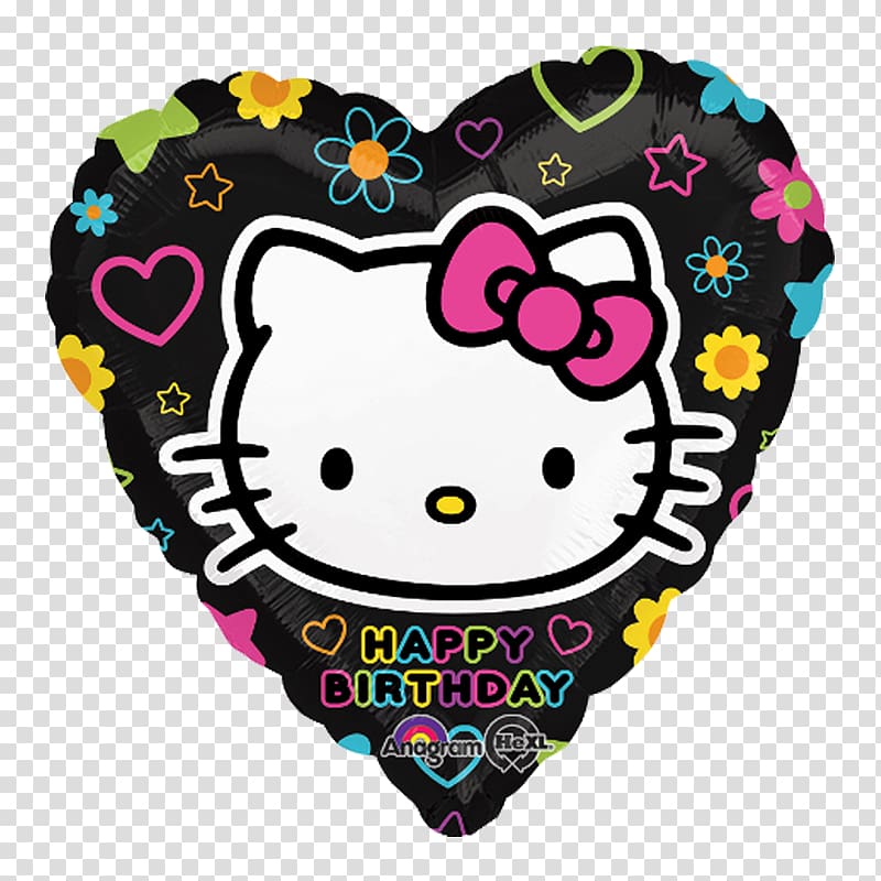 The Hello Kitty Baking Book: Recipes for Cookies, Cupcakes, and More Birthday Balloon Party, Birthday transparent background PNG clipart