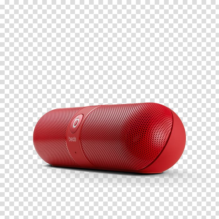 Beats Pill 2.0 Loudspeaker Bluetooth Wireless speaker, red pill transparent background PNG clipart