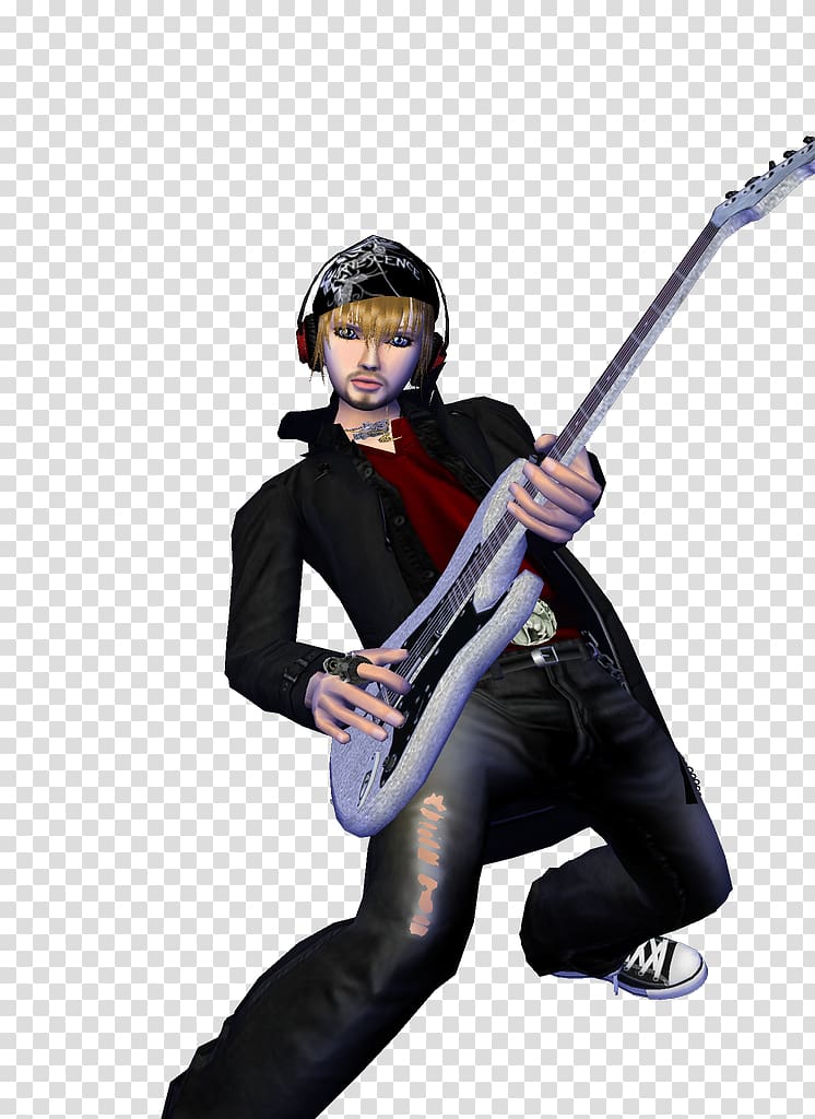 Guitarist Headgear, wolf avatar transparent background PNG clipart