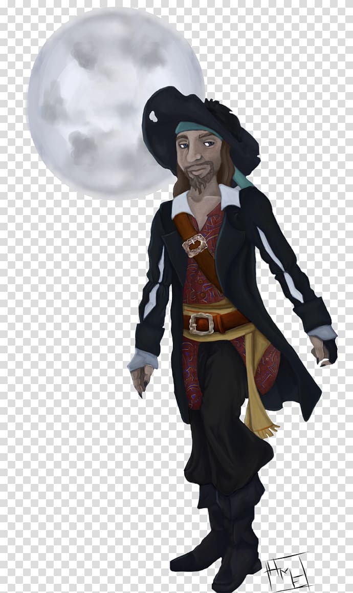 Character Figurine Fiction, Hector Barbossa transparent background PNG clipart