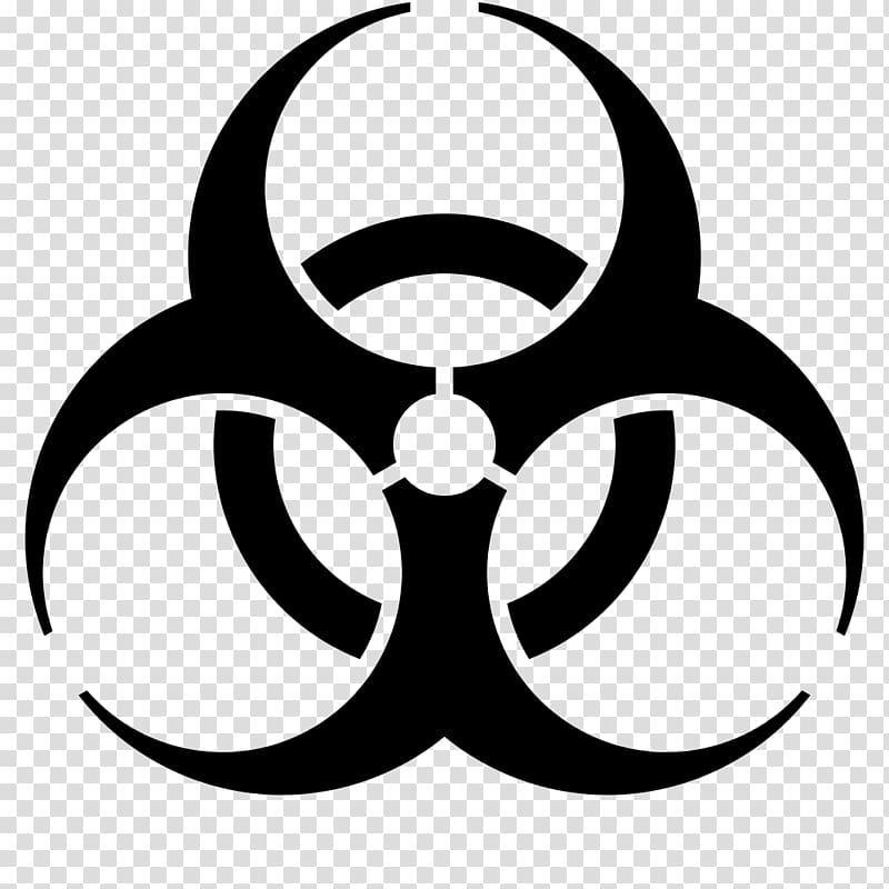 Biological hazard Symbol Sign, symbol transparent background PNG clipart
