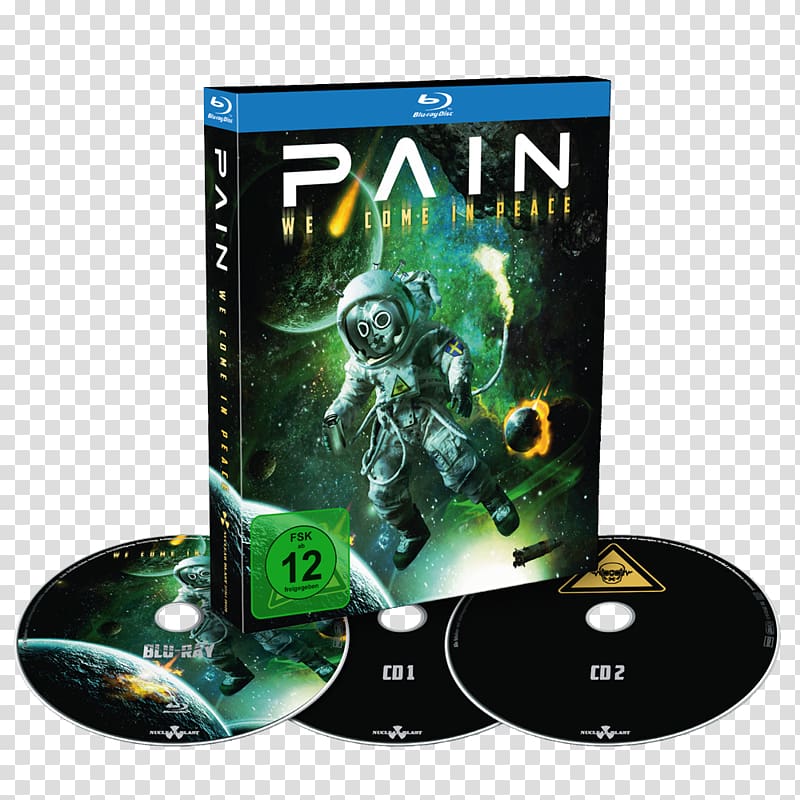 DVD Pain We Come in Peace Coming Home Nuclear Blast, dvd transparent background PNG clipart