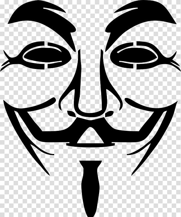 Anonymous Guy Fawkes mask , anonymous transparent background PNG clipart