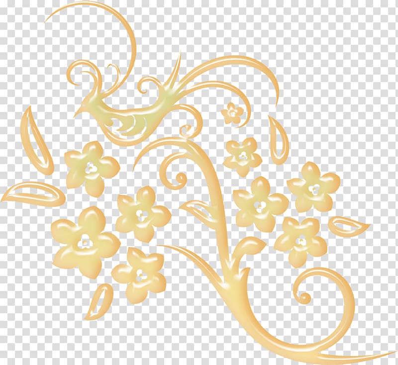 Floral design , curls transparent background PNG clipart