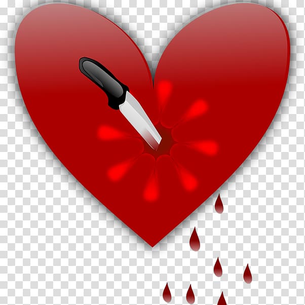 Knife Broken heart Love , knife transparent background PNG clipart