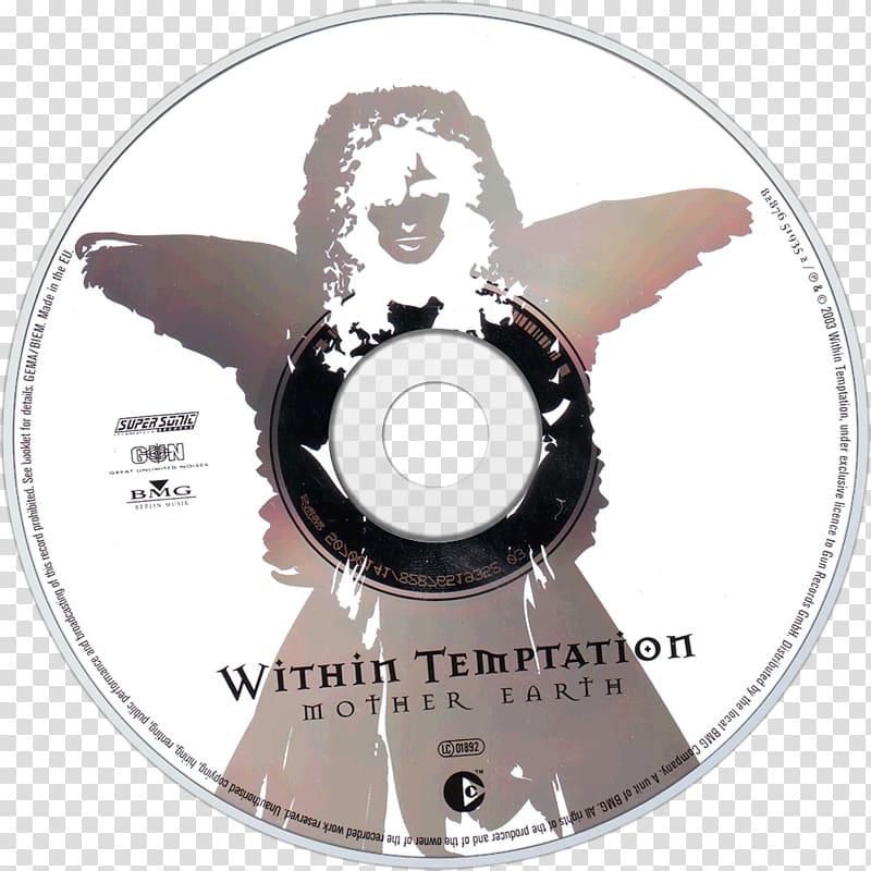Mother Earth Compact disc Within Temptation Music Disk , within temptation transparent background PNG clipart