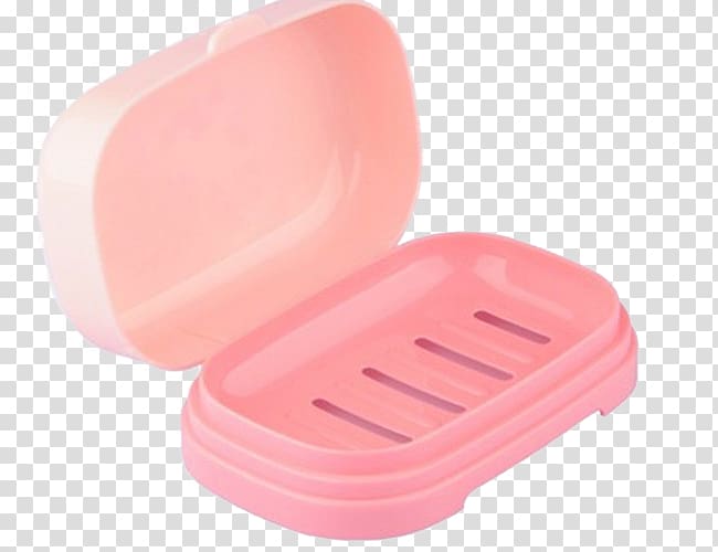 Soap dish u0422u0443u0430u043bu0435u0442u043du043eu0435 u043cu044bu043bu043e, Pink soap box transparent background PNG clipart