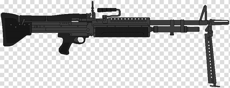 Trigger M60 machine gun Firearm Weapon, machine gun transparent background PNG clipart