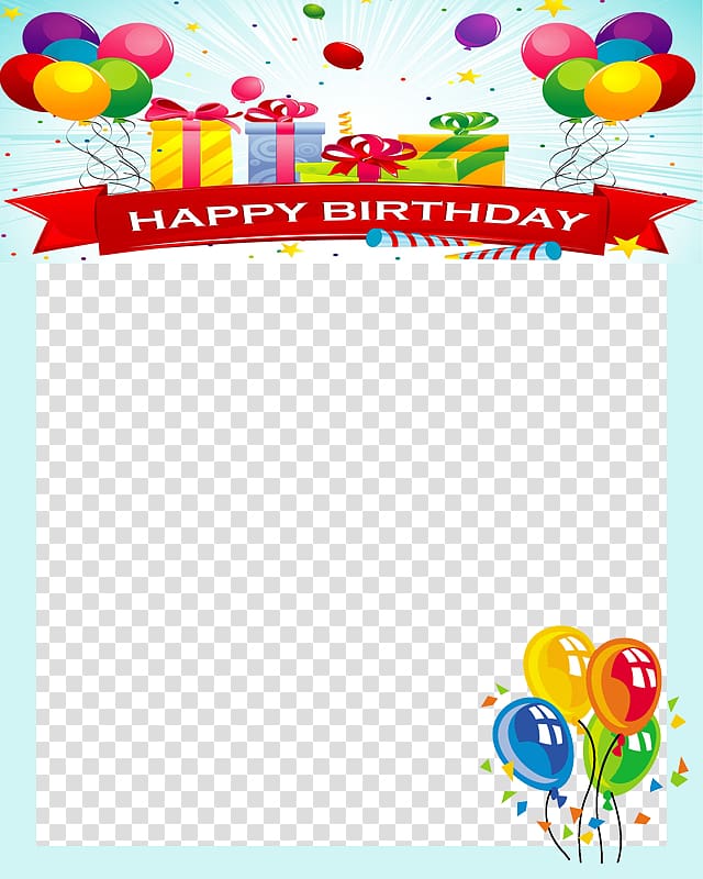 Happy Birthday border, Birthday Frames Android , Birthday Frame transparent background PNG clipart