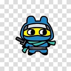 chibi ninja illustration, Mametchi Ninja transparent background PNG clipart