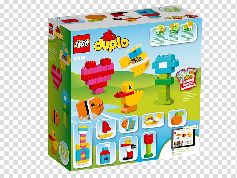 LEGO 10848 DUPLO My First Bricks Lego Duplo Toy block, building blocks of maze transparent background PNG clipart