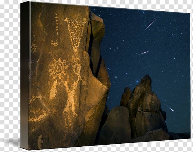 Gallery wrap Prehistory Desktop Canvas , meteor shower transparent background PNG clipart