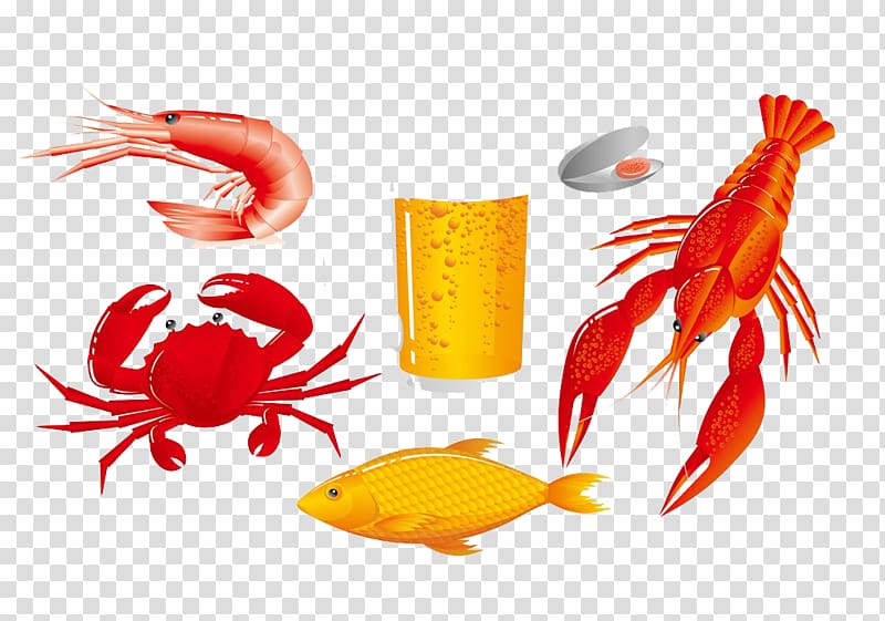 Seafood Lobster Fish , Seafood Lobster transparent background PNG clipart