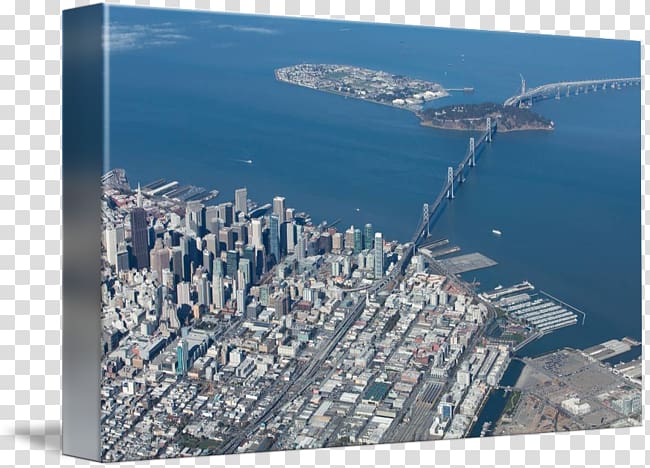 San Francisco–Oakland Bay Bridge Aerial Printing, San Francisco bridge transparent background PNG clipart
