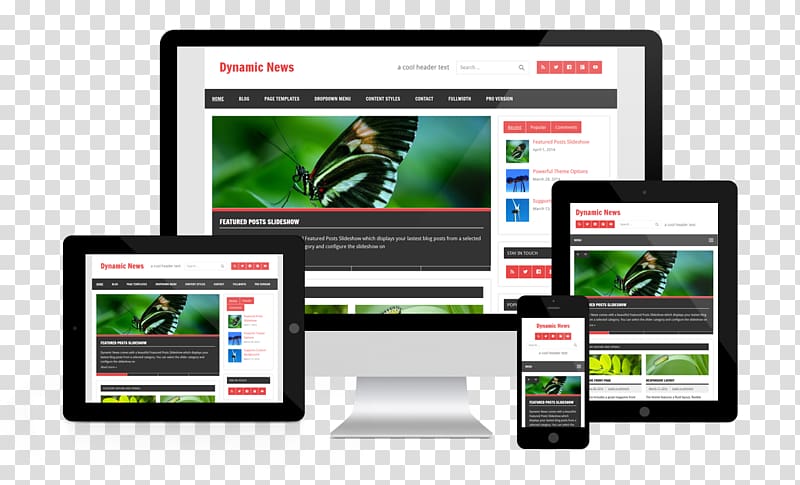 WordPress Theme Computer Software Responsive web design, dynamic elements transparent background PNG clipart