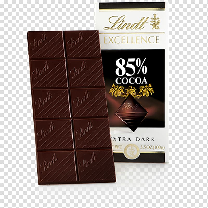 Chocolate bar Chocolate truffle Lindt & Sprüngli Dark chocolate, chocolate transparent background PNG clipart