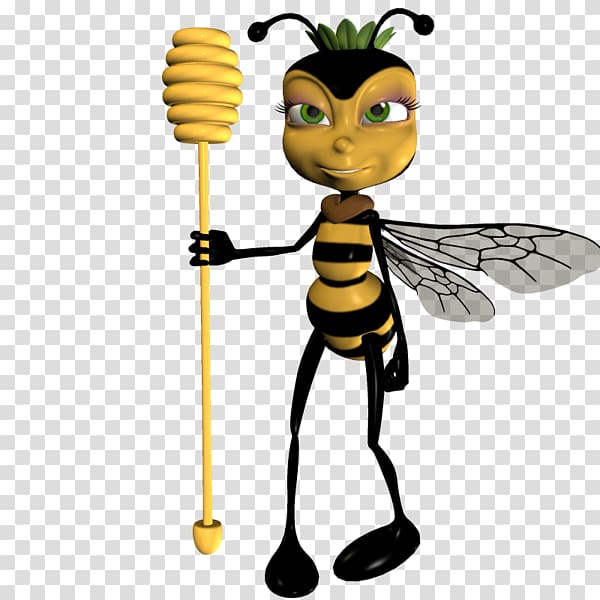 Queen bee syndrome Animation Honey bee, bee transparent background PNG clipart