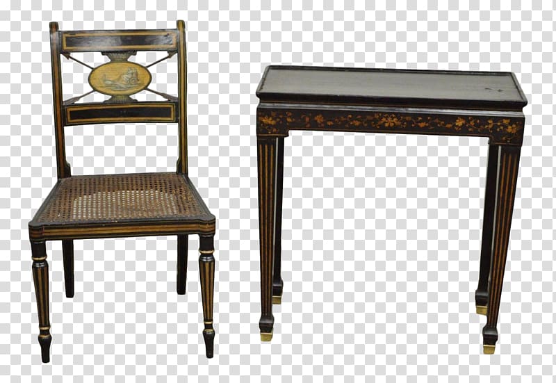 Bedside Tables Telephone desk Chair Antique furniture, Wooden Desk transparent background PNG clipart