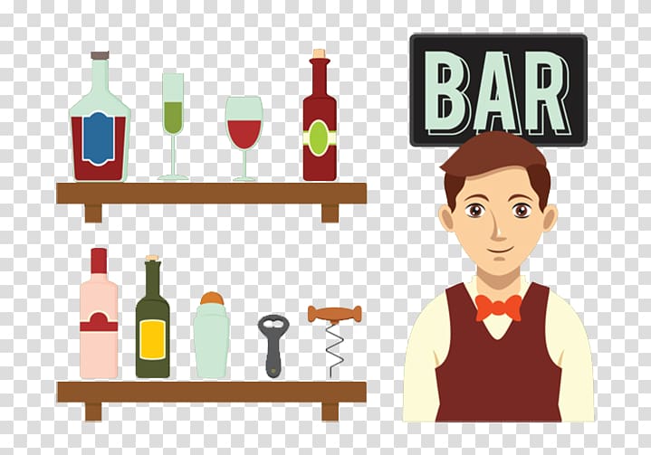 Red Wine Cocktail Alcoholic drink Bar, Wine Bar Bartender transparent background PNG clipart