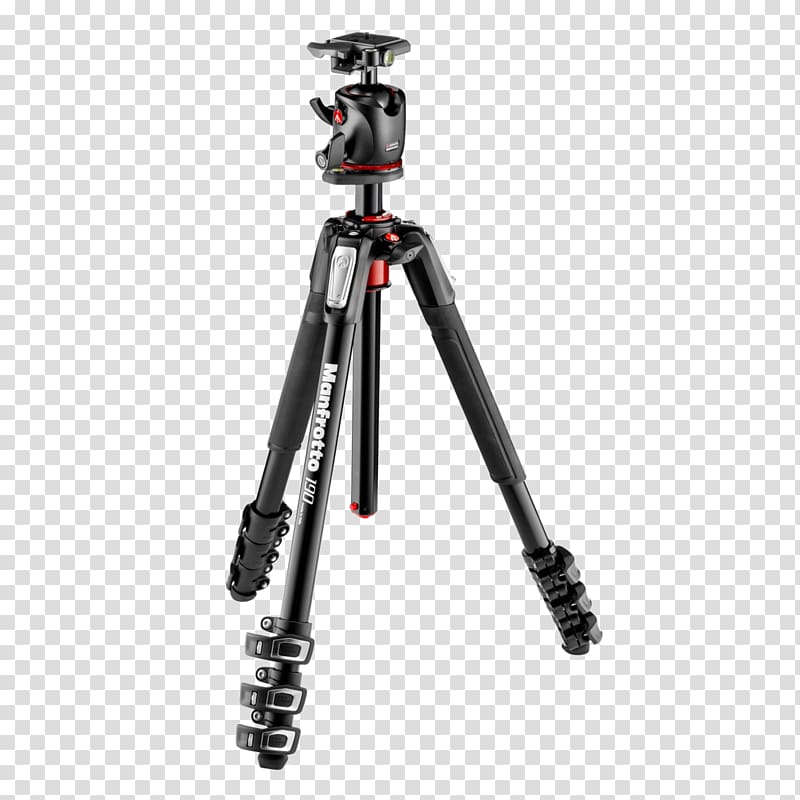 Manfrotto Tripod Ball head Camera Monopod, Camera transparent background PNG clipart