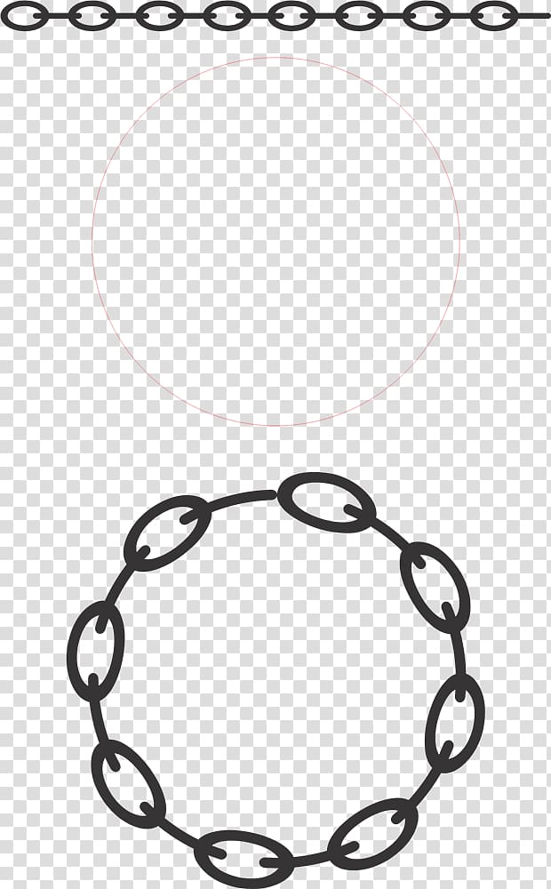 Drawing Encapsulated PostScript Circle, chain transparent background PNG clipart