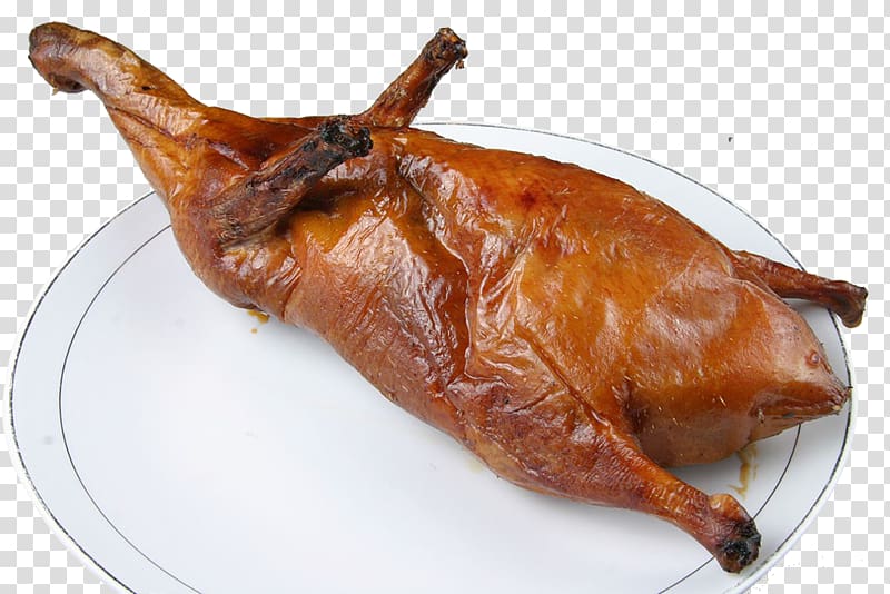Roast goose Guangdong Peking duck Barbecue chicken, Guangdong goose transparent background PNG clipart