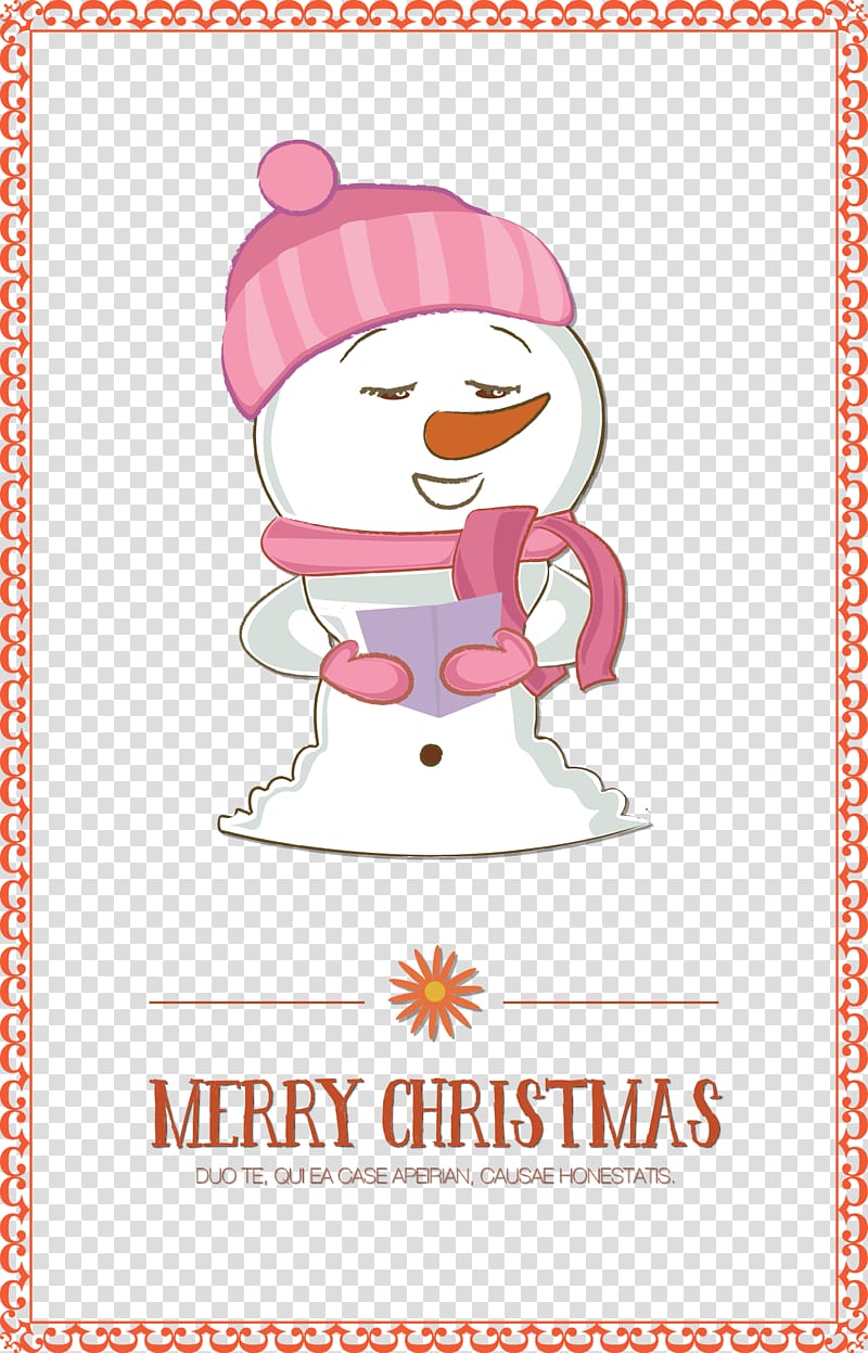 Snowman Illustration, Snowman transparent background PNG clipart