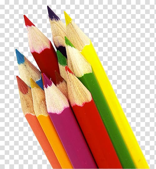 Colored pencil Drawing Desktop , art supplies transparent background PNG  clipart | HiClipart