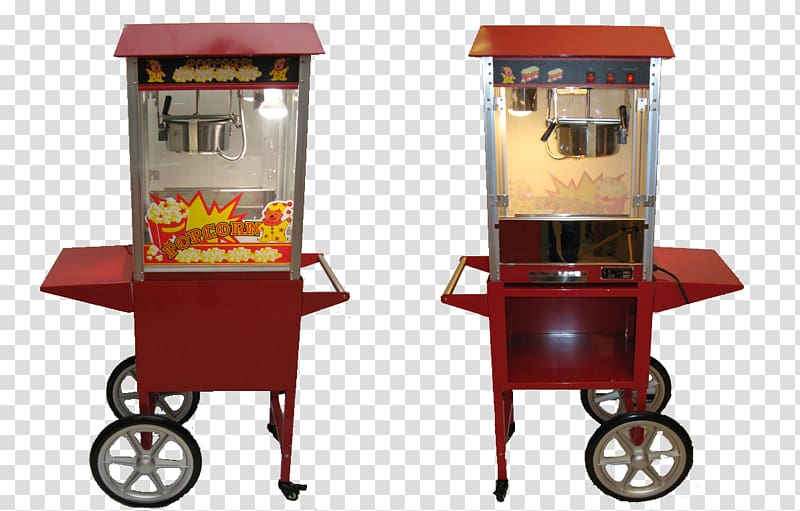 Popcorn Cotton candy Slush Ice cream Machine, Popcorn Makers transparent background PNG clipart