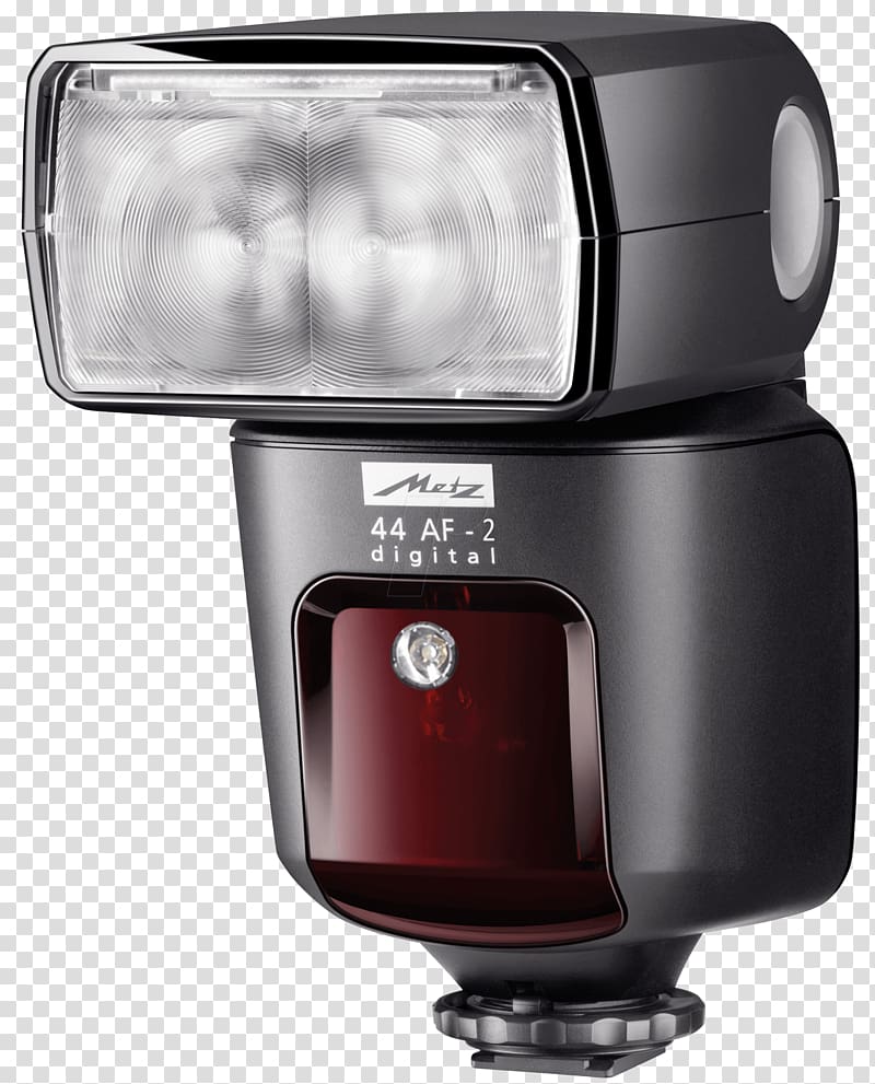 Camera Flashes Canon EOS flash system Metz 44 AF-1 Through-the-lens metering, Camera transparent background PNG clipart