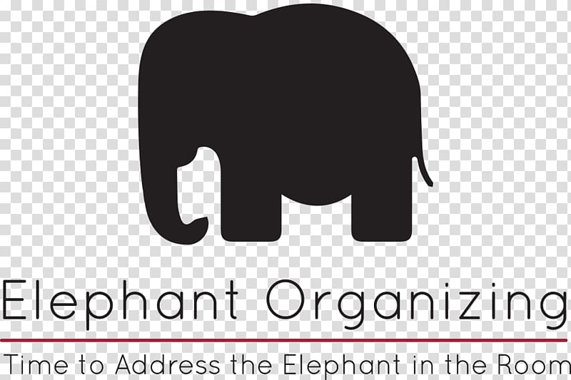 Indian elephant African elephant Logo Black, benjamin franklin grave transparent background PNG clipart