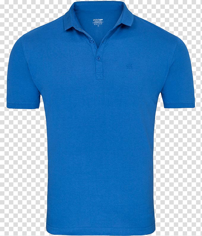 Printed T-shirt Polo shirt Blue, T-shirt transparent background PNG clipart