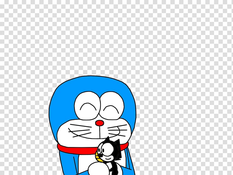 Felix the Cat Doraemon Hug Drawing, doraemon transparent background PNG clipart