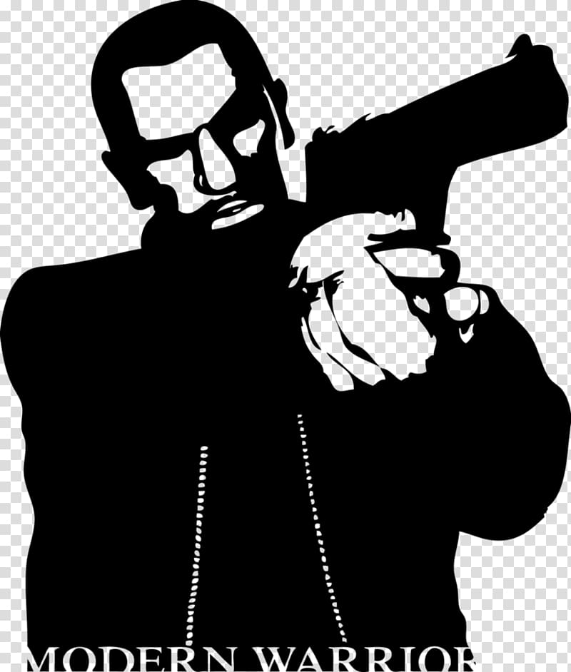 Drawing Silhouette Work of art Television show, Niko Bellic transparent background PNG clipart