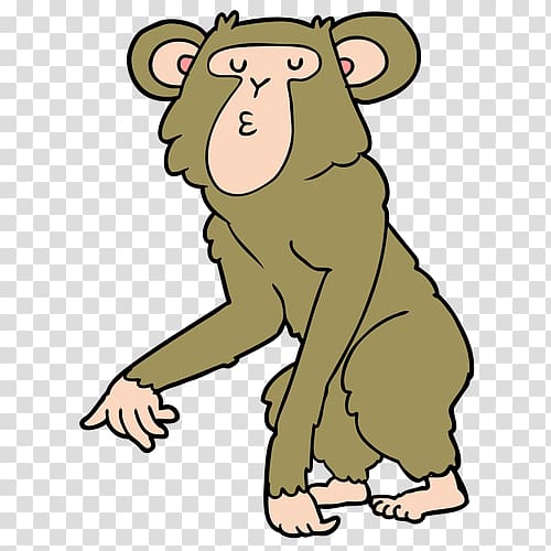 Chimpanzee Ape Monkey Drawing , monkey transparent background PNG clipart