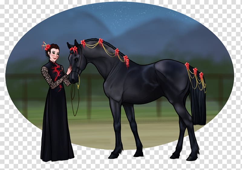 Stallion Artist Pony Halter, ao dai viet nam transparent background PNG clipart