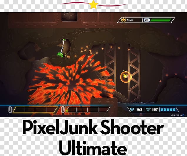 PixelJunk Shooter PlayStation 2 Persona 4 Golden PlayStation Vita, lava splash transparent background PNG clipart