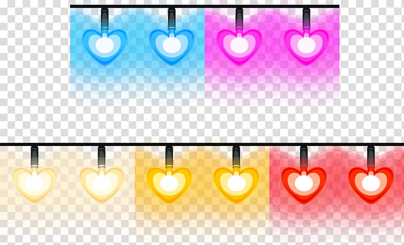 Love Drawing, Hand painted colorful love candle transparent background PNG clipart