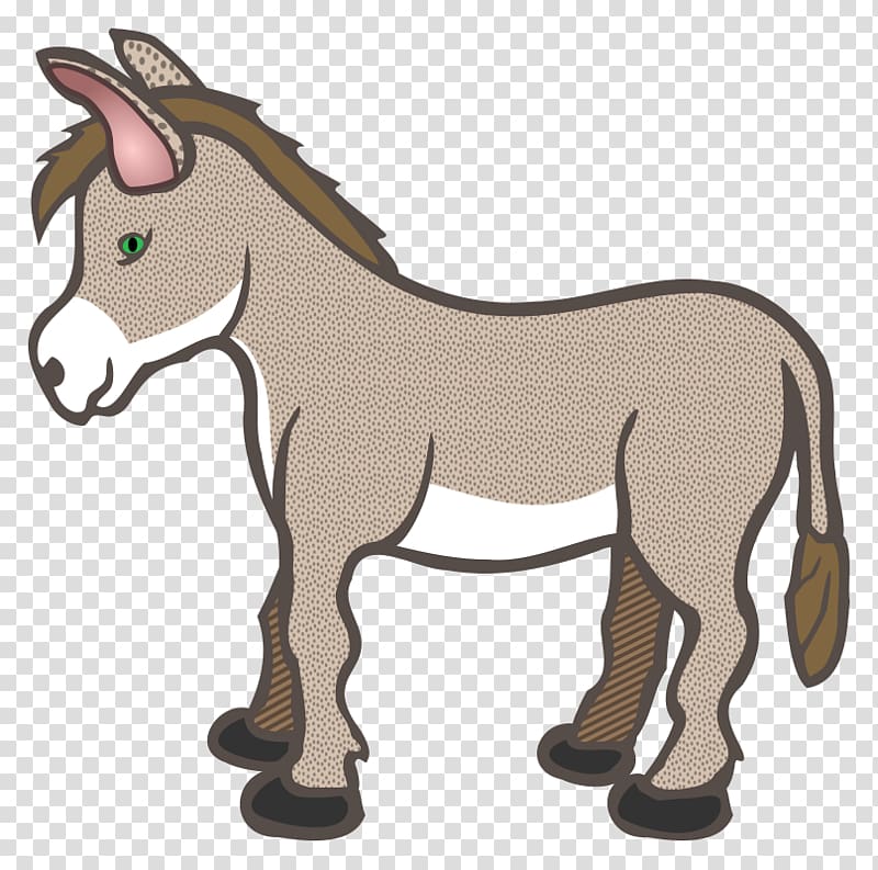 Donkey , drawing animals illustration transparent background PNG clipart