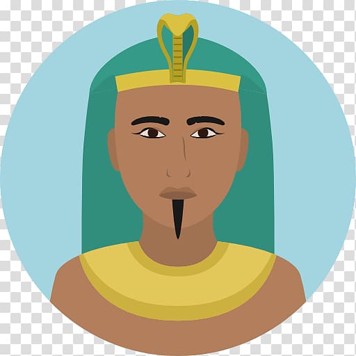 Ancient Egypt Avatar Egyptian language Icon, Egyptian pharaoh avatar transparent background PNG clipart